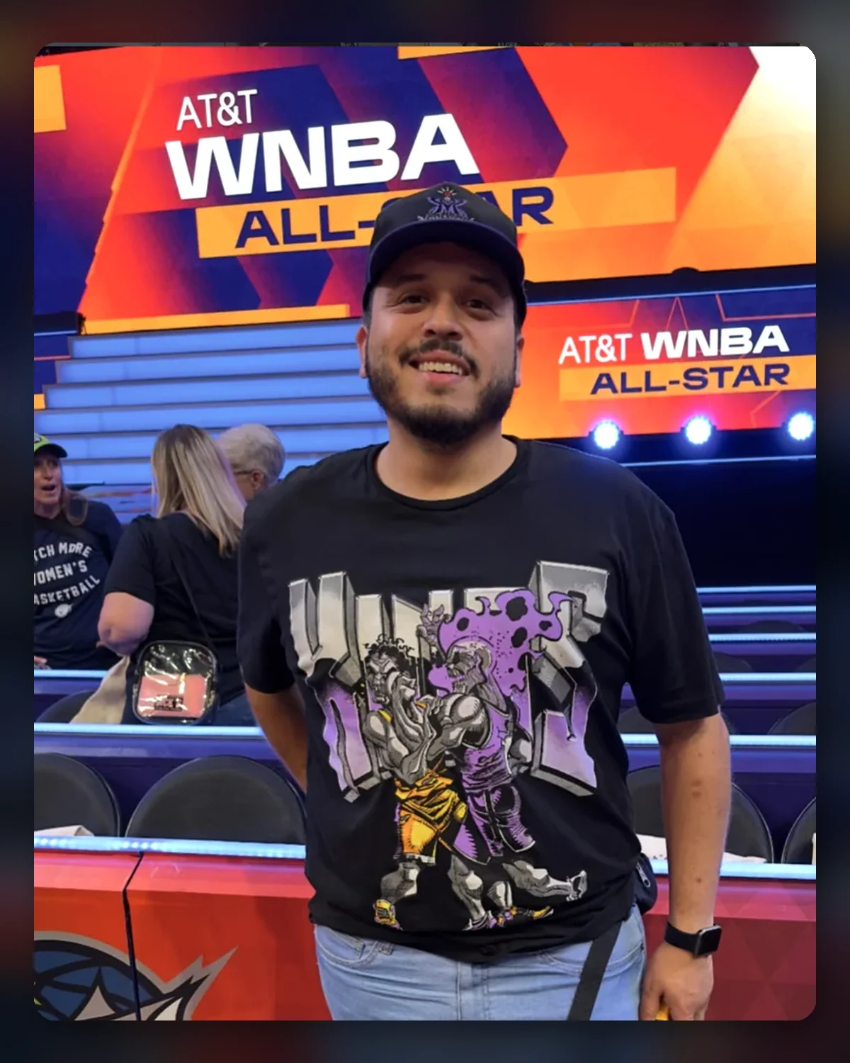 Rob Lopez at WNBA All-Star