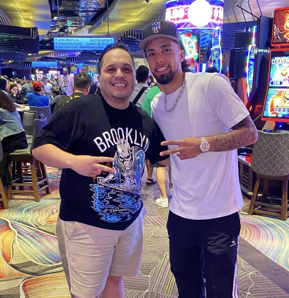 Rob with Jose Alvarado at NBA Summer League in Las Vegas