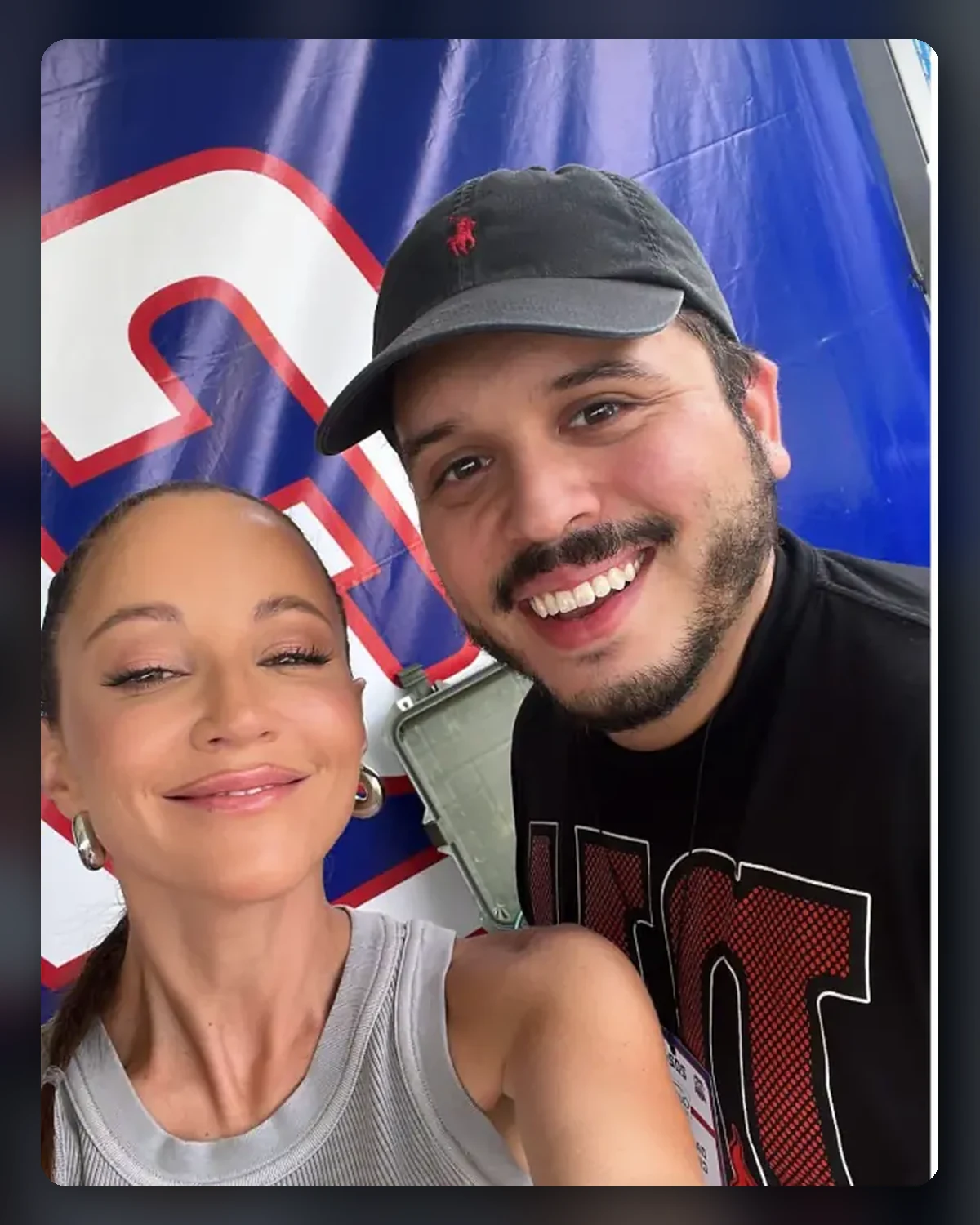 Rob Lopez with Kay Adams