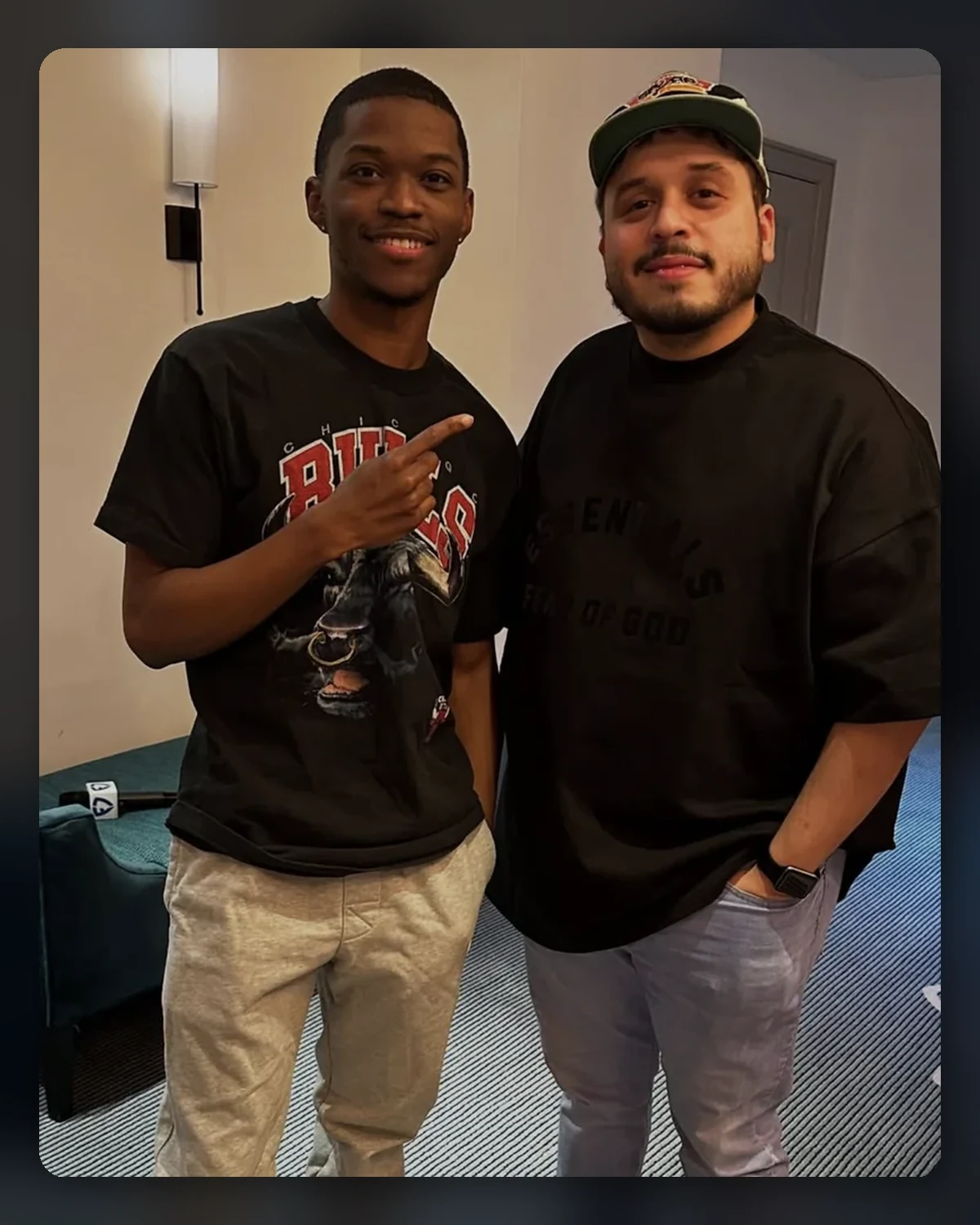 Rob Lopez with Kenny Beecham